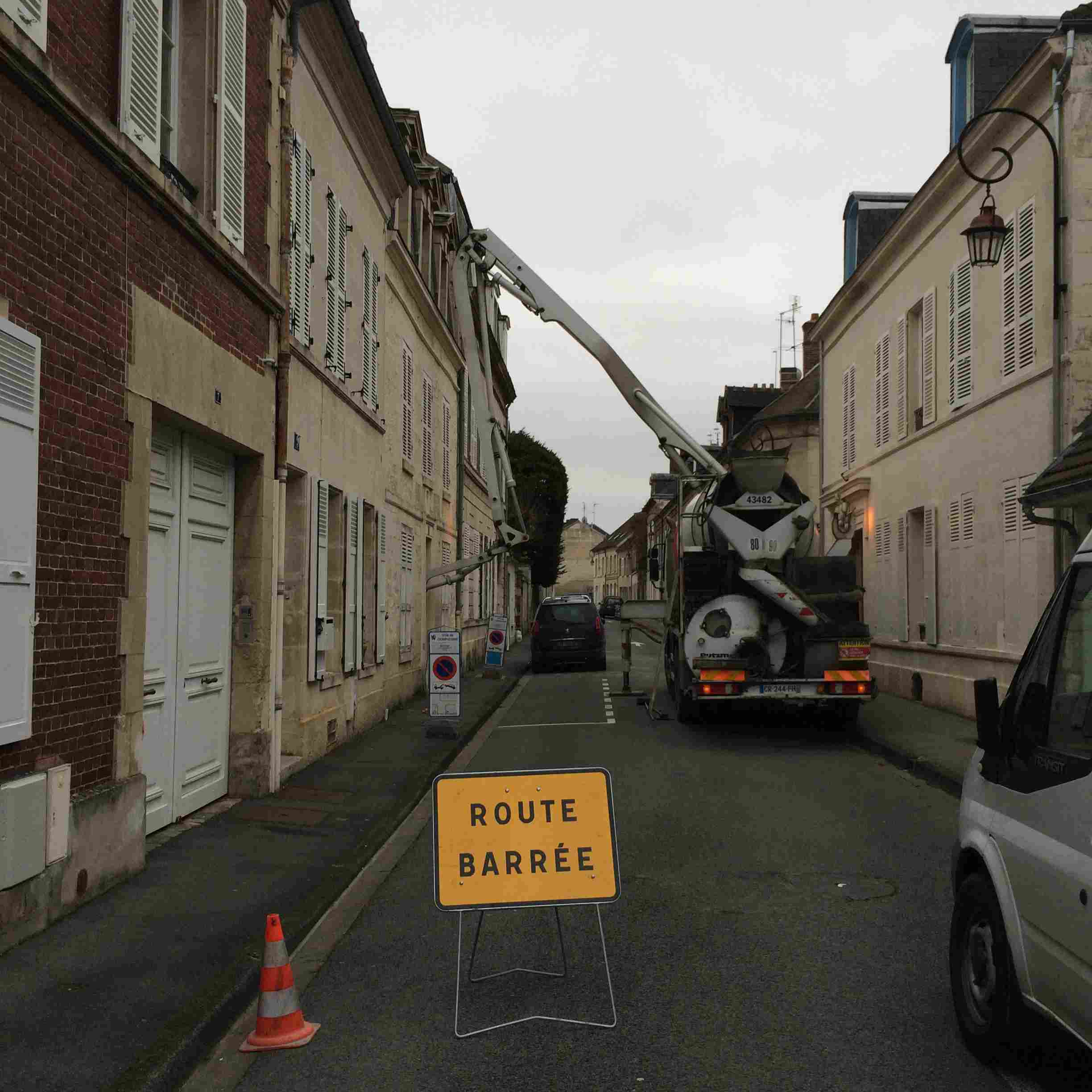 Compiègne travaux extérieur