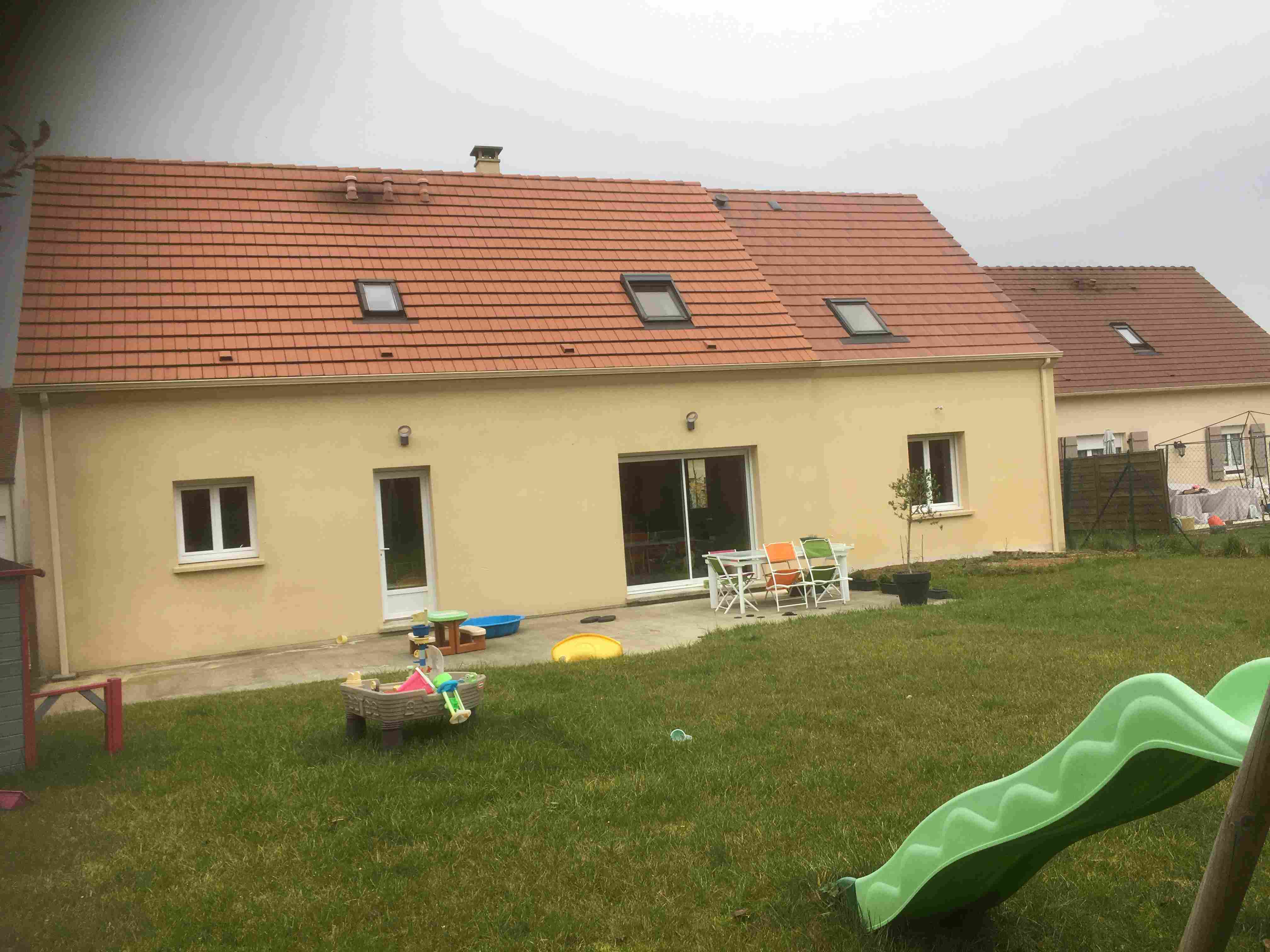 Estrées Saint Denis extention côté jardin