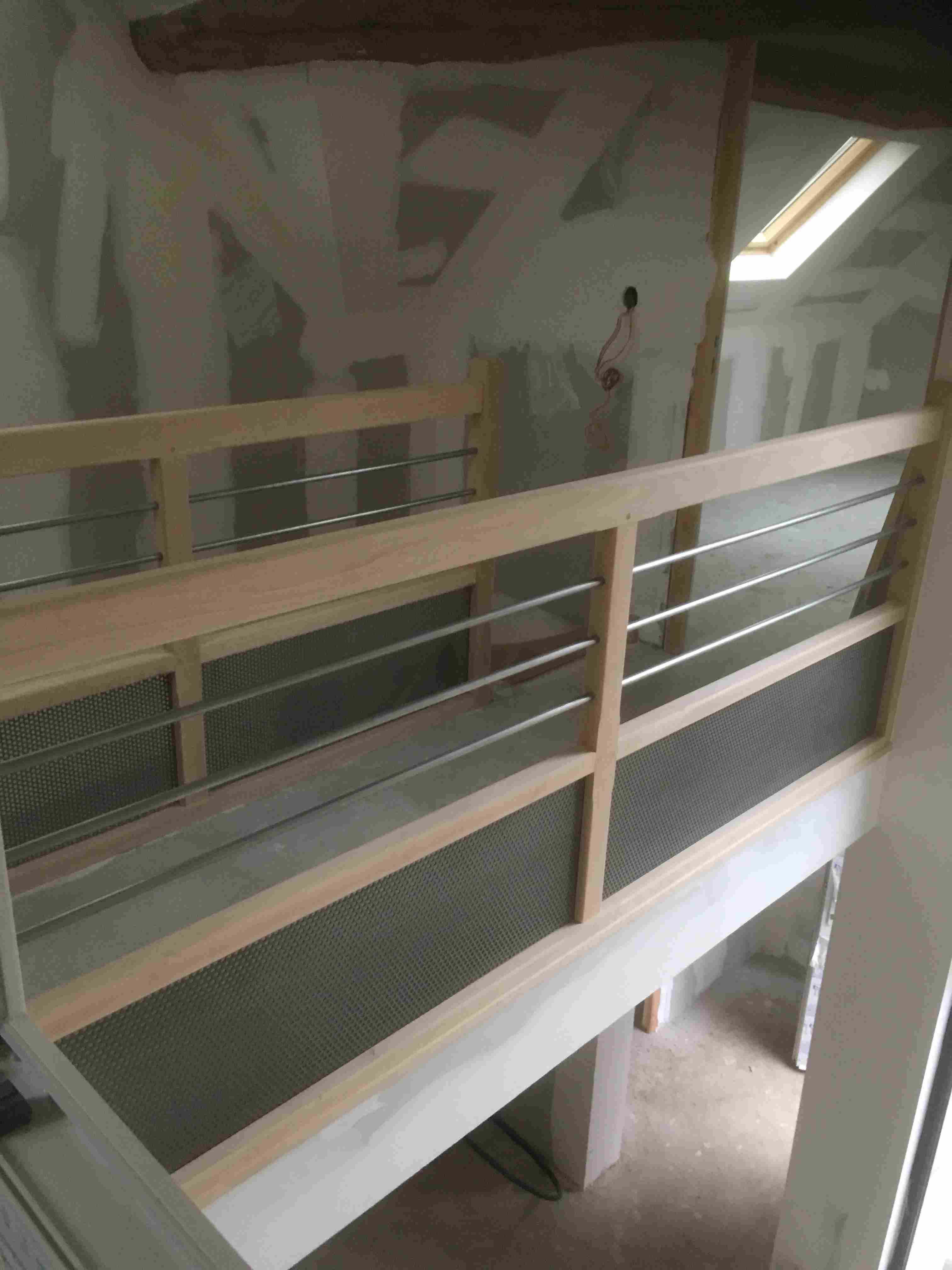 Laigneville garde corps bois aluminium