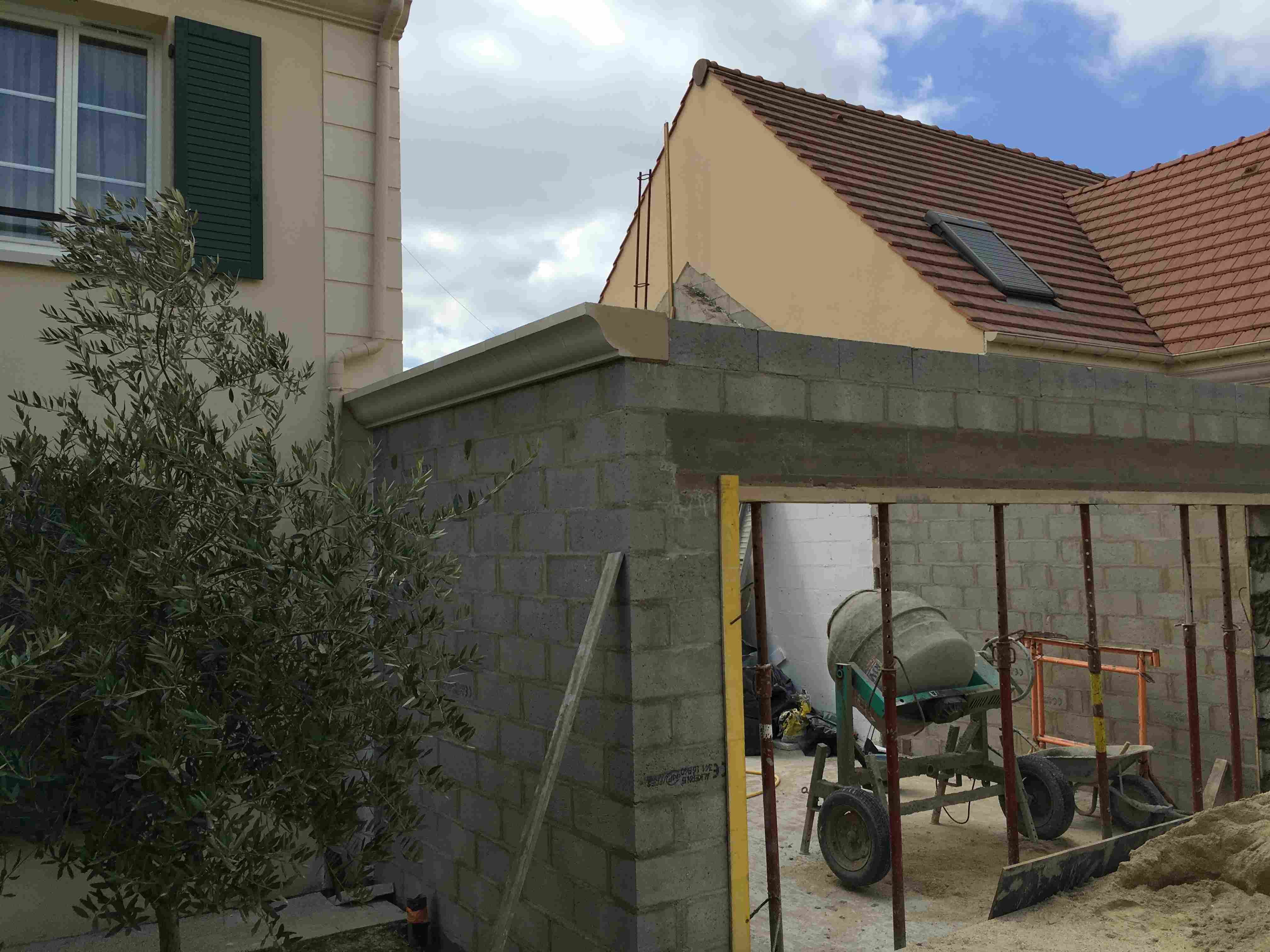 Saint Witz extension parpaings