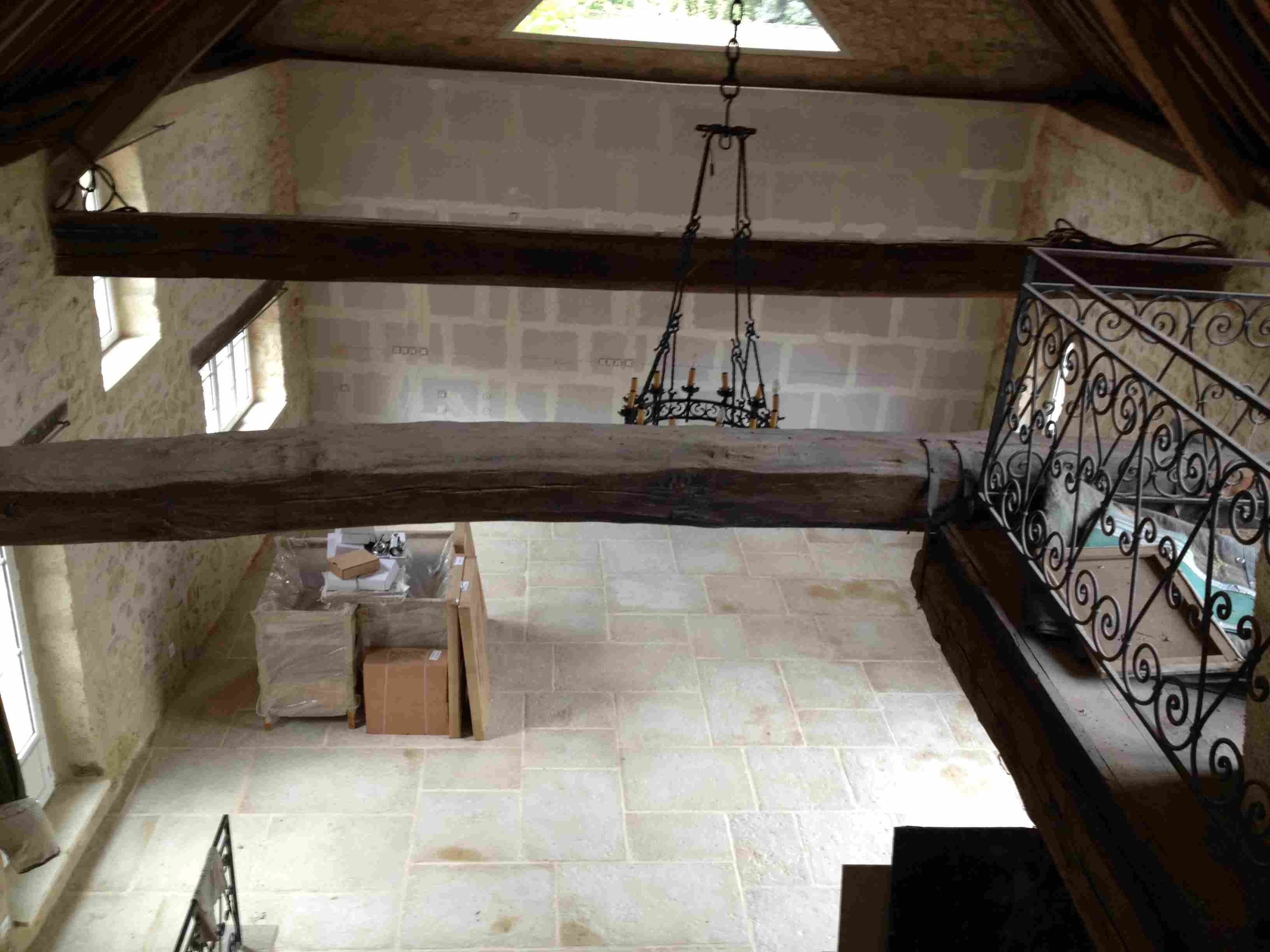 Rhuis grange demi niveau rénovation