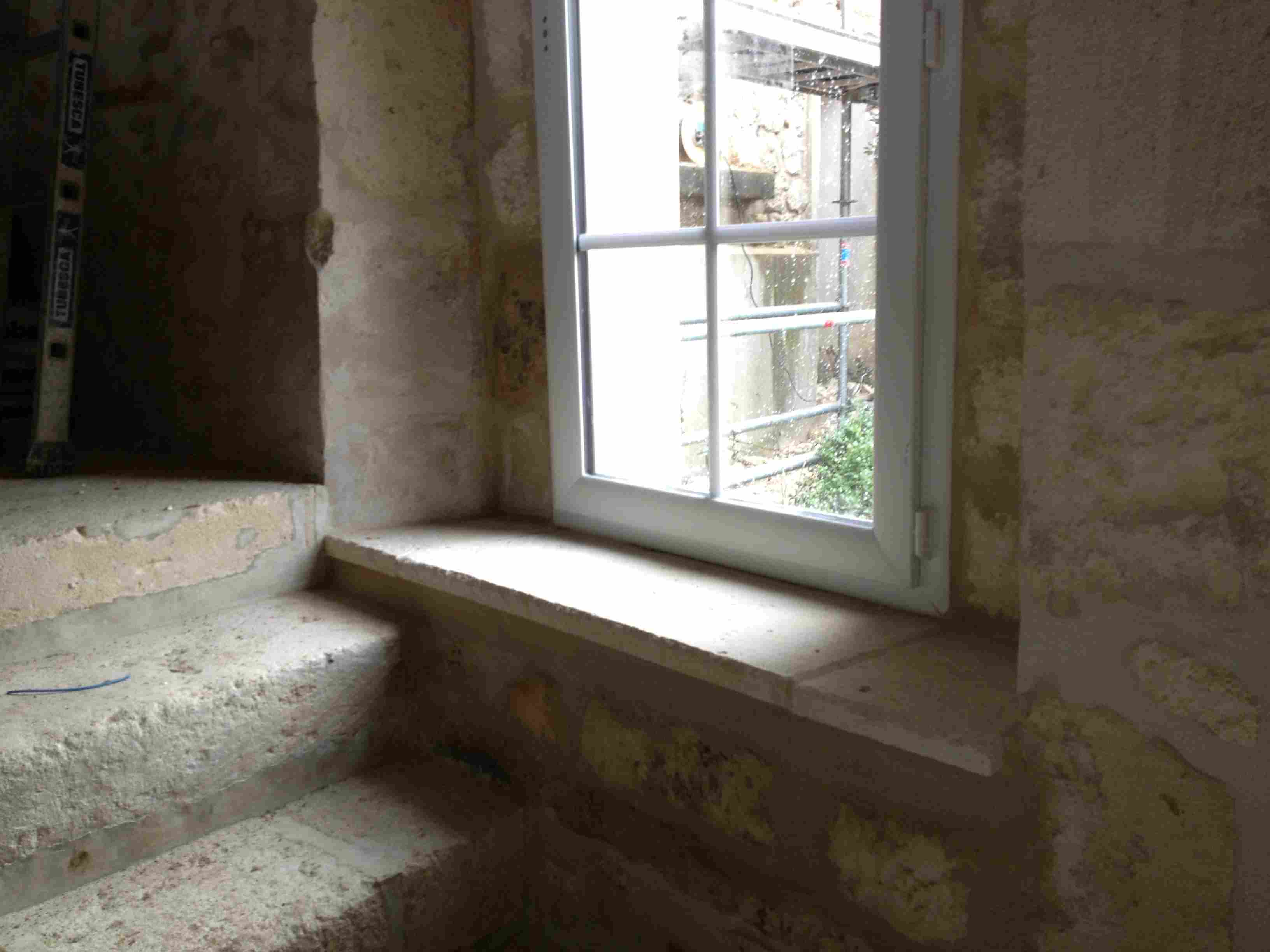 Rhuis rénovation pierre fenêtre