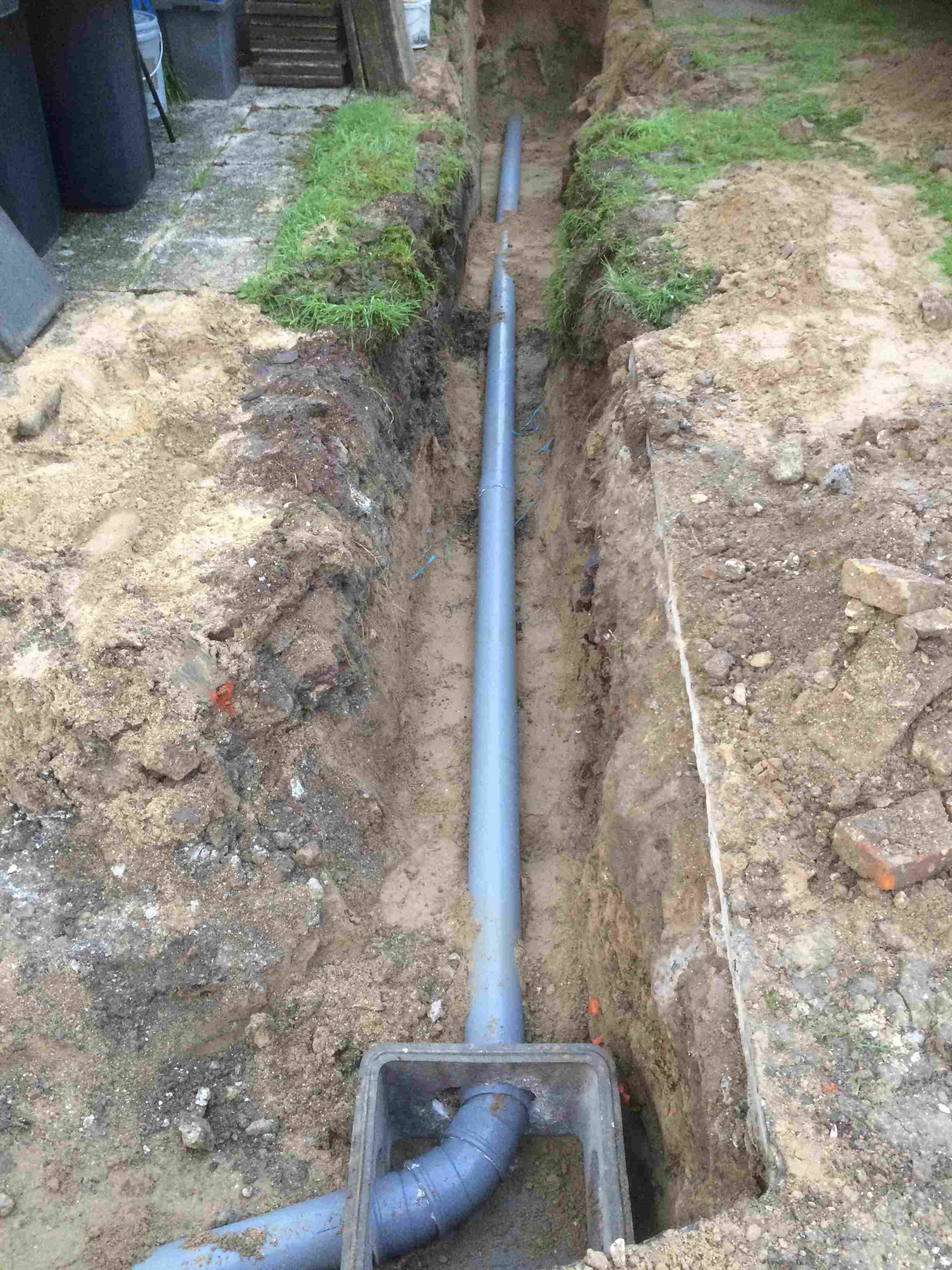 Tout à l'égout travaux canalisations maison