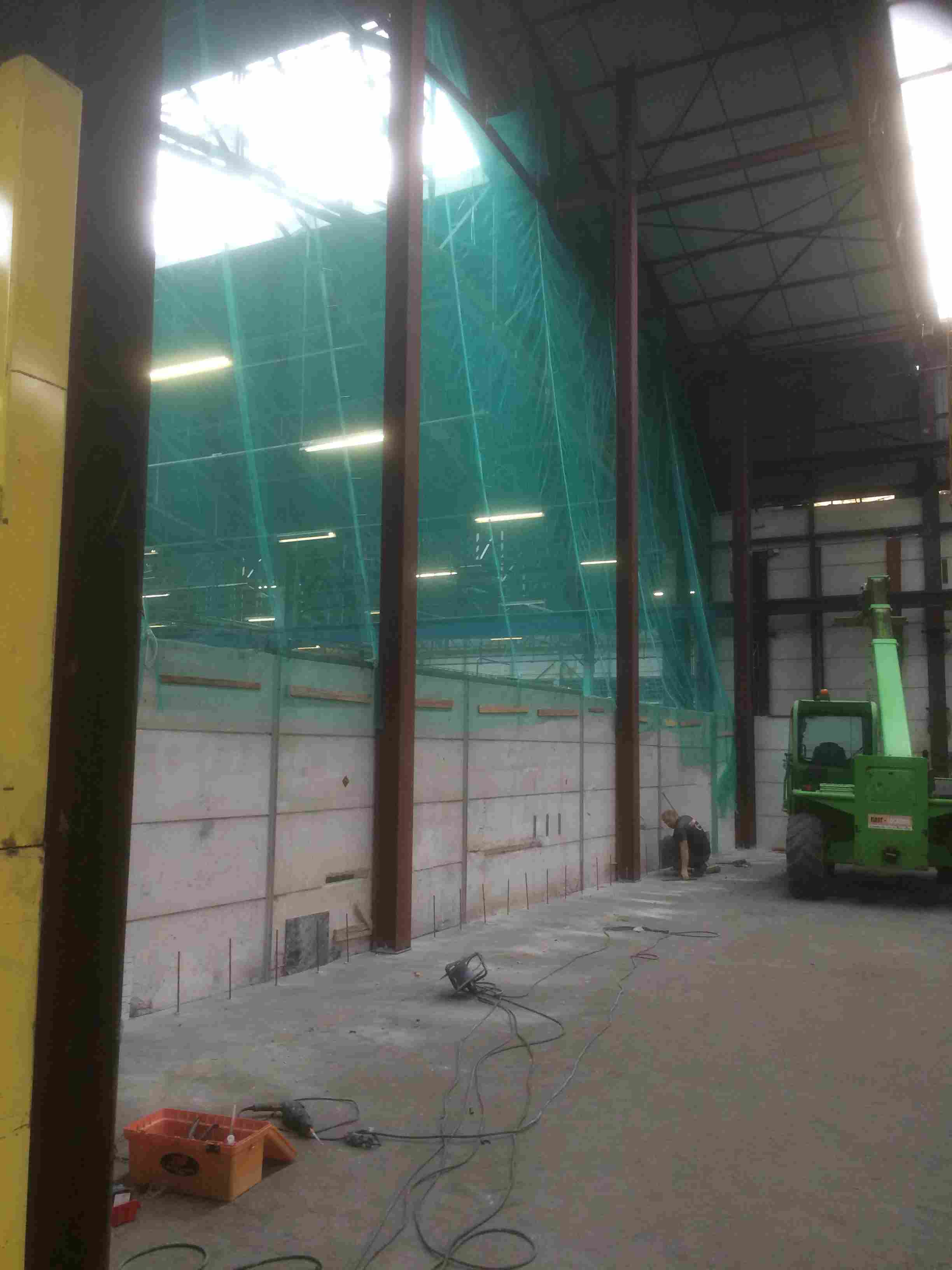 Chevrières construction mur béton cellulaire