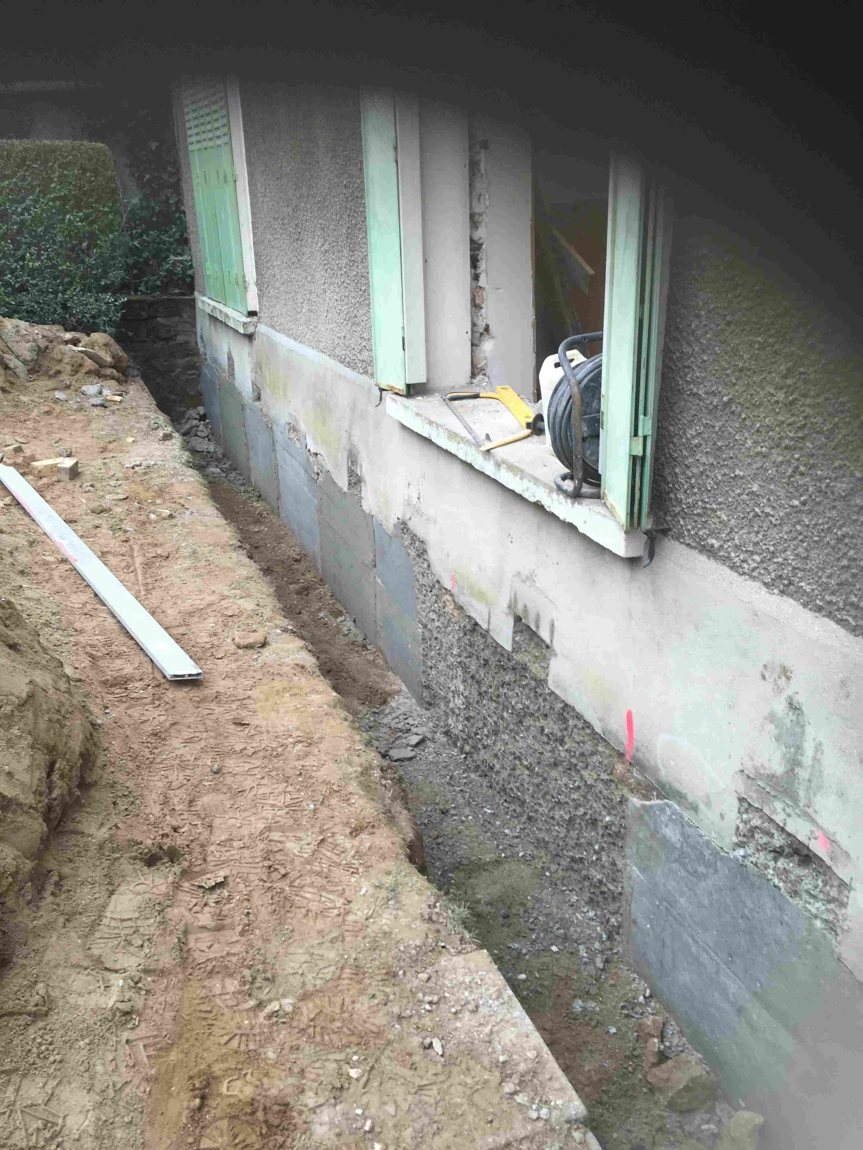 Saint Sauveur saignée rénovation habitation