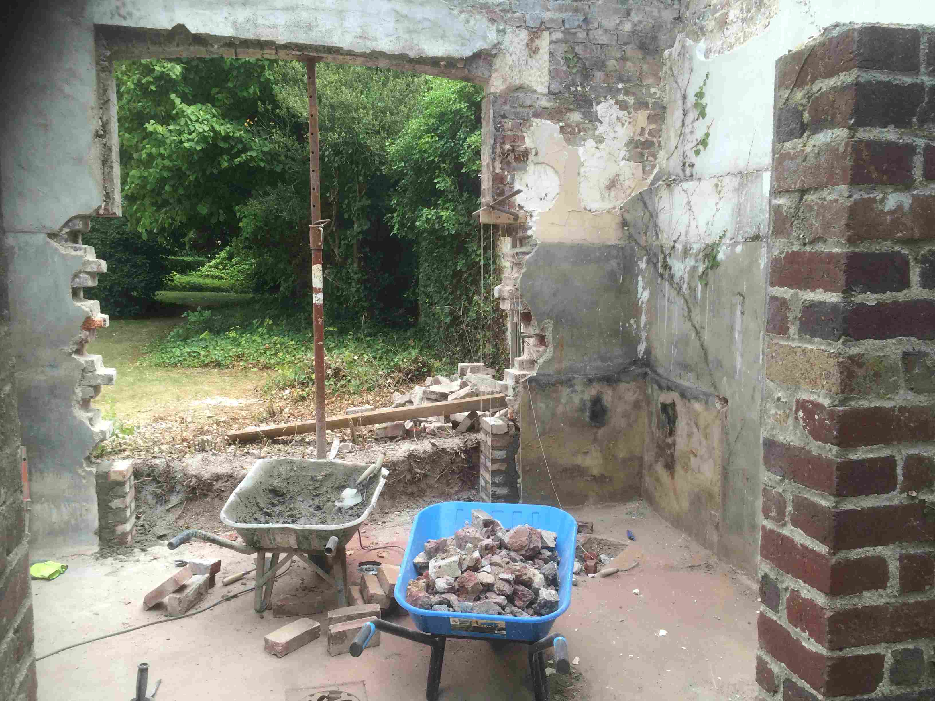 Compiègne création ouverture maison brique